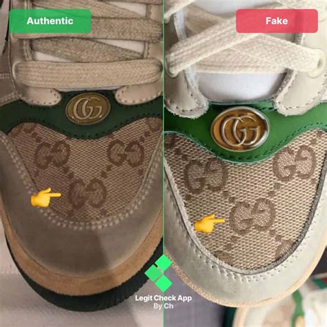 fake gucci slodes|how to authenticate gucci shoes.